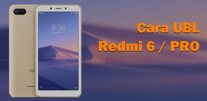 Cara UBL / Unlock Bootloader Xiaomi Redmi 6 (cereus) Tanpa SMS 3