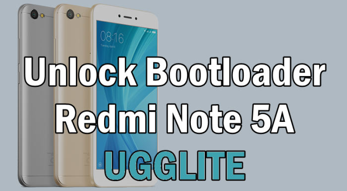Cara Unlock Bootloader Redmi Note 5A [UGGLITE] Terbaru 2020 2