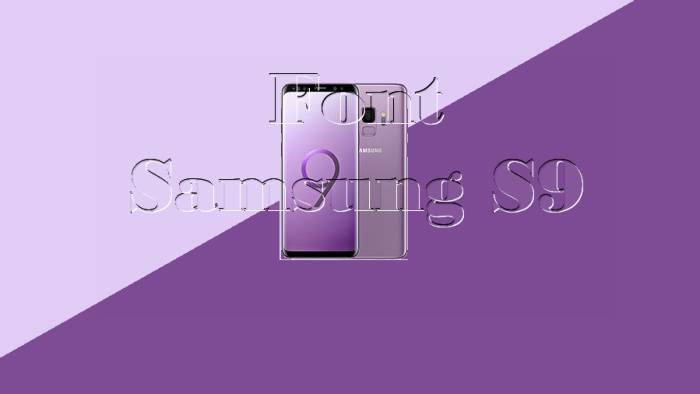 Cara Mengubah Font Samsung S9