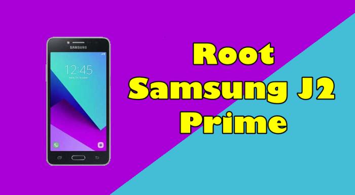 Cara Root Samsung J2 Prime
